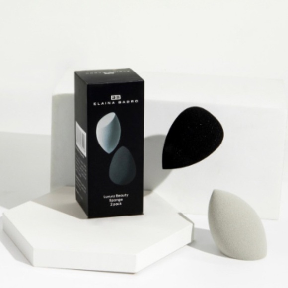 Elaina Badro Luxury Beauty Sponges | NEW | Makeup Blender Set of 2 - Picture 1 of 6